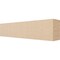 Ekena Millwork 6in. W x 8in. H x 36in. L Block Woodgrain TimberThane Rafter Tail, Primed Tan RFTUR06X08X36BLKRCPR - alternate 1